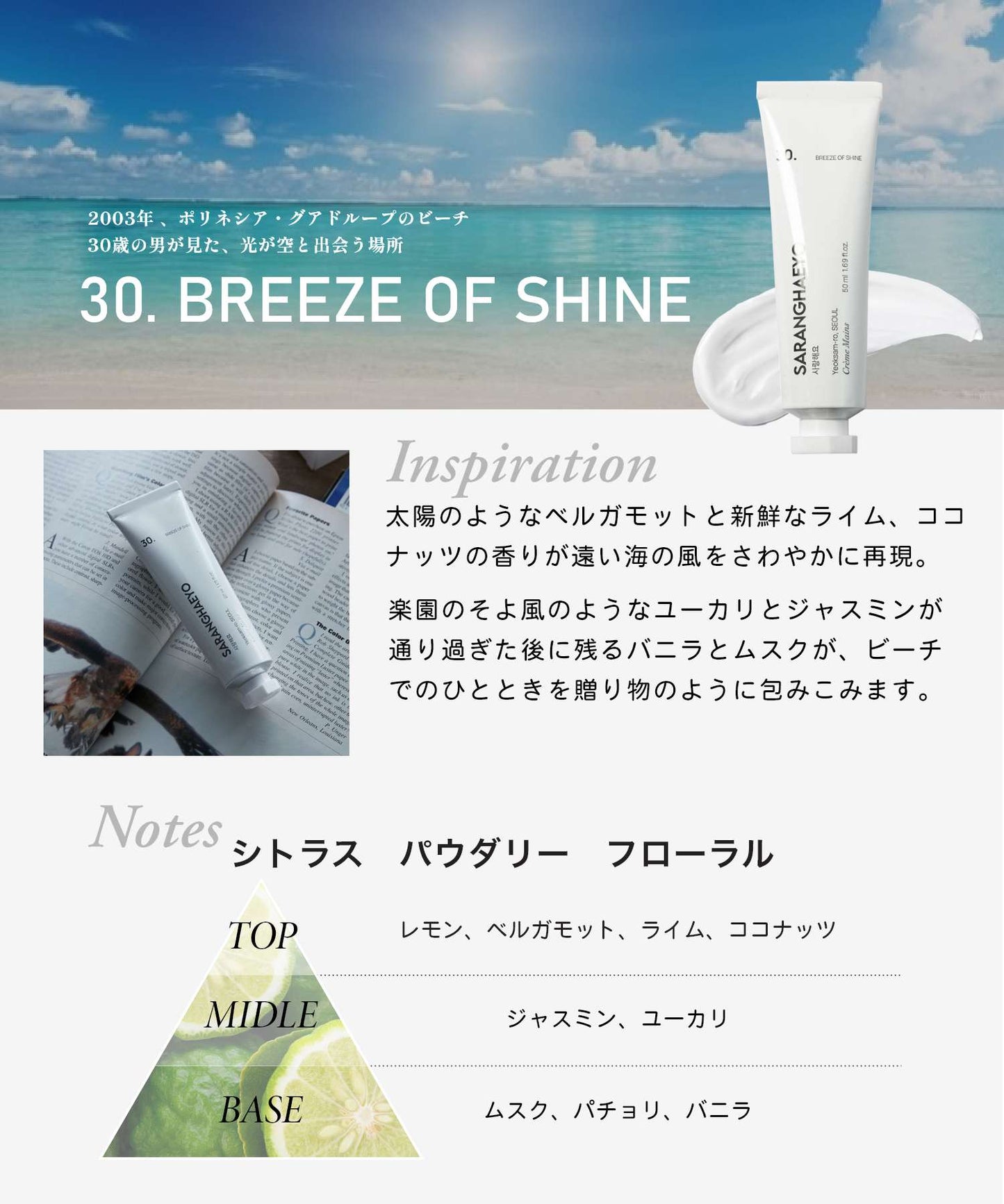 30. BREEZE OF SHINE CRÈME MAINS